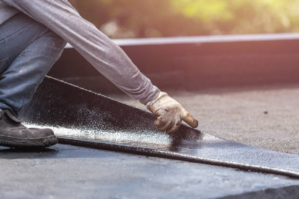 Professional Interior Drainage System technician working in Carson City, MI